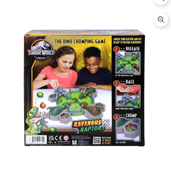 Jurassic World Ravenous Raptors Dinosaur Family Game Ages 4 and up 2-4 players - Picture 4 of 5